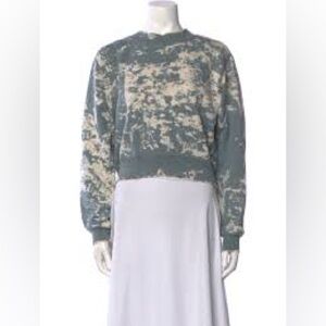 Cotton Citizen Teal and White Sweatshirt